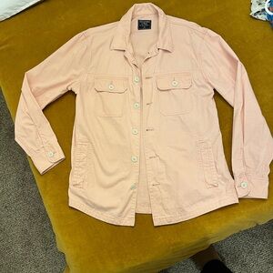 Pink Abercrombie Button-Up Jacket